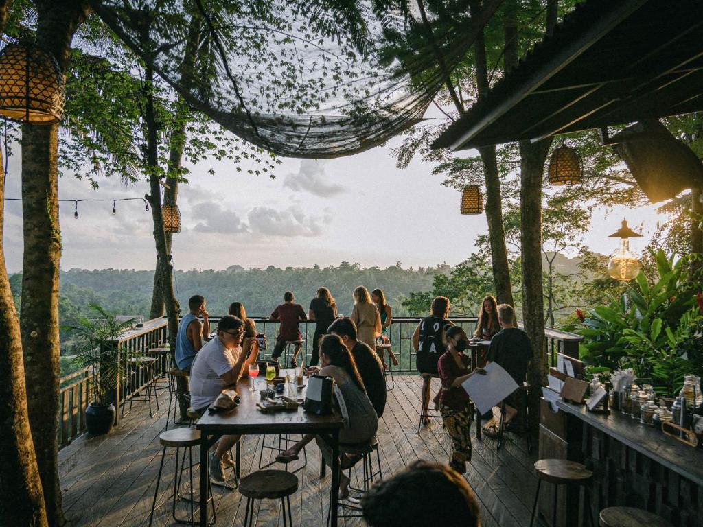 Sayan House is best restaurant with view